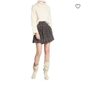 Isabel Marant Etoile Calista Black Highwaisted Mini skirt size 38 (6)